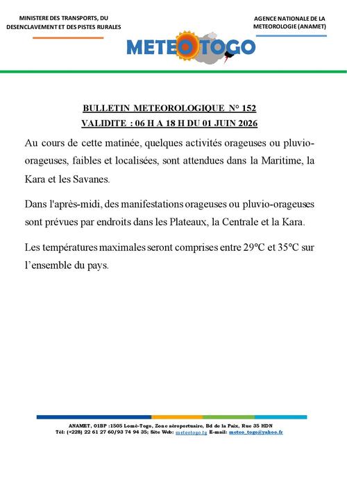 Bulletin météo_01062026_MATIN