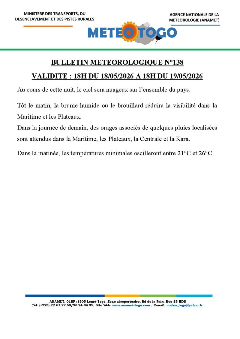 Bulletin météo_18052026_SOIR