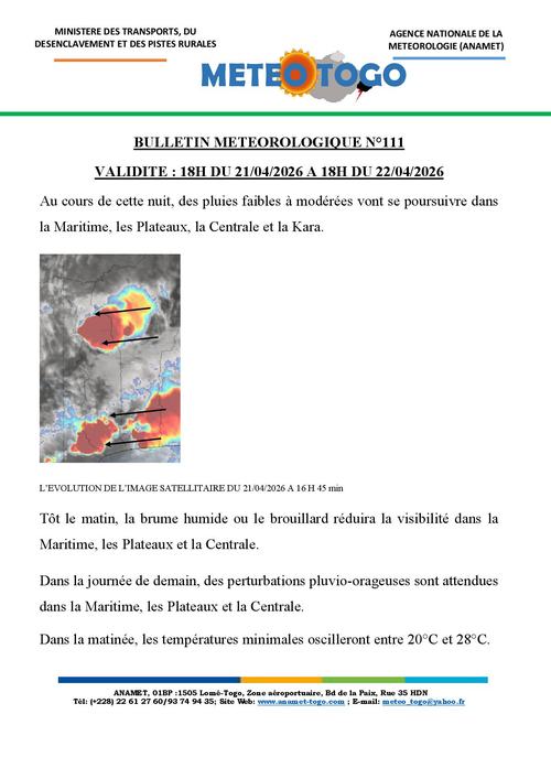 Bulletin météo_21042026_SOIR