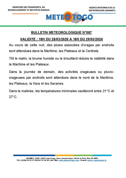 Bulletin météo_28032026_SOIR