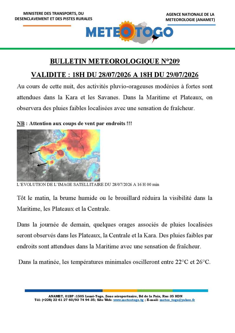 Bulletin météo_28072026_SOIR