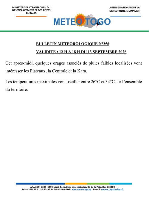 Bulletin météo 13092026_APRES-MIDI