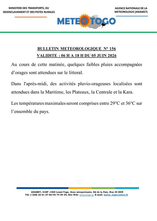 Bulletin météo_05062026_MATIN