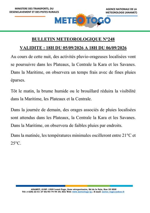 Bulletin météo_05092026_SOIR