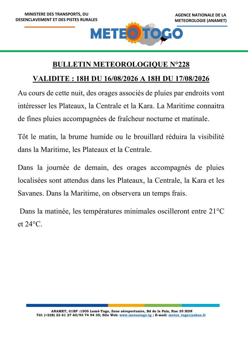 Bulletin météo_16082026_SOIR