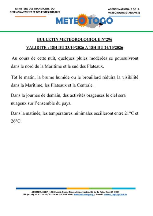 Bulletin météo_23102026_SOIR